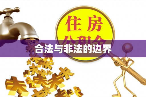 大雅合法与非法的边界